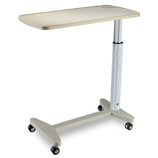 [RP-EQ-MES-2108] MESA PUENTE PARA ALIMENTACION BLANCA CON PISTON MARCA LUXURY MODELO MN-OVT100