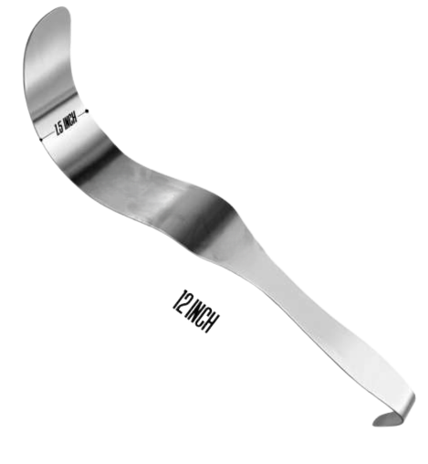 DEAVER RETRACTOR 4 CM. X 33 CM.