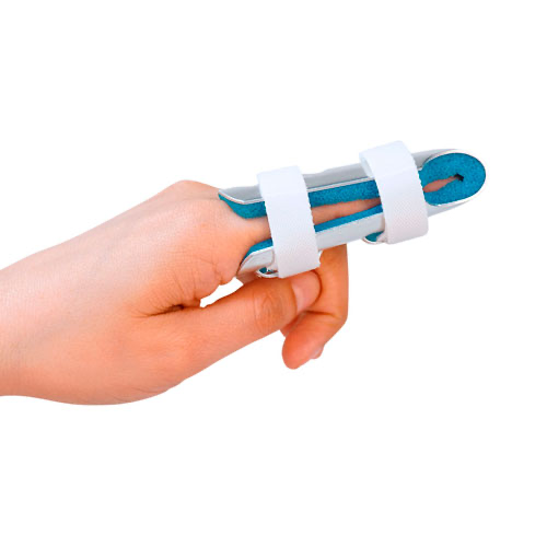 FERULA BLANCA CON VELCRO GRANDE