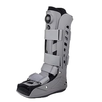 BOTA ALTA WALKER NEUMATICA DE LUJO GRIS  MEDIANA