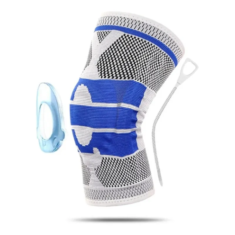 RODILLERA CON SILICONA PATELAR Y VARILLA FLEXIBLE GRANDE