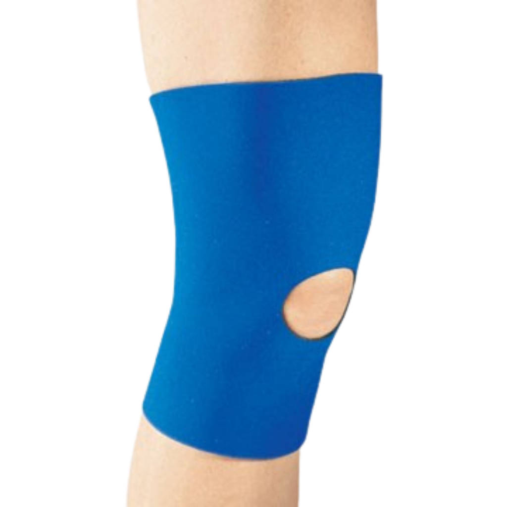 MANGA PARA RODILLA CON ORIFICIO AZUL MEDIANA