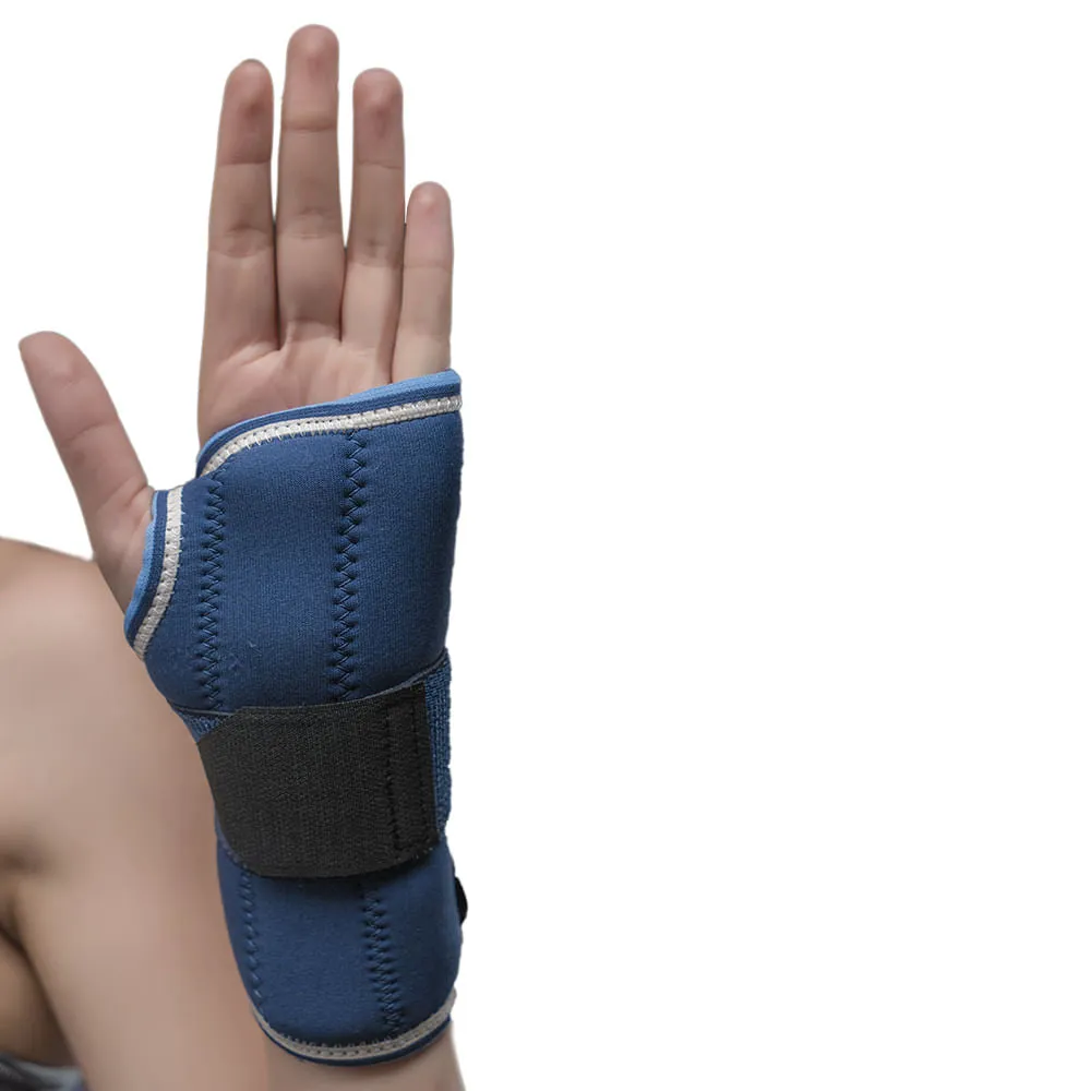 [IC-RE-MUN-2059] MUÑEQUERA JUVENIL AZUL  IZQ.