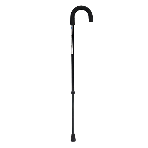 BASTON MANGO CURVO, COLOR NEGRO,PLATA, BRONZE MEDIANO