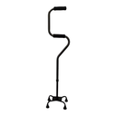 BASTON   4 APOYOS , DOBLE CUELLO, BASE CHICA, COLOR NEGRO,PLATA, BRONZE MEDIANO