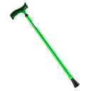 BASTON MANGO ALEMAN IMPORTADO  Y REGATON PREMIUM COLOR VERDE METALICO MANGO  ERGONIMICO GRANDE