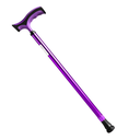 BASTON MANGO ALEMAN IMPORTADO  Y REGATON PREMIUM COLOR  MORADO MANGO ERGONOMICO GRANDE