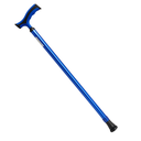 BASTON MANGO ALEMAN IMPORTADO  Y REGATON PREMIUM COLOR AZUL REY    MANGO ERGONOMICO GRANDE