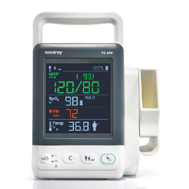 [RP-EQ-MON-2106] MONITOR DE SIGNOS VITALES DE SIGNOS VITALES DE TRASLADO FC, CP, O2, PANIC, MARCA MINDRAY, MODELO VS600