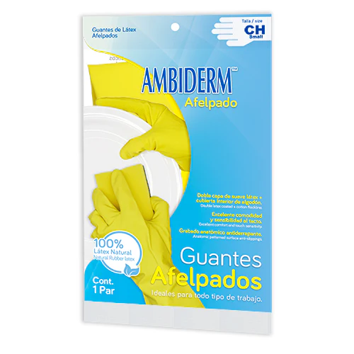 GUANTE MULTIUSOS AFELPADO BOLSA C/1 PAR (CHICO)