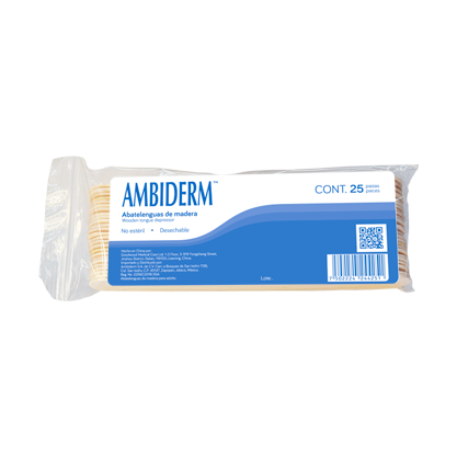 ABATELENGUAS BOLSA C/25 AMBIDERM
