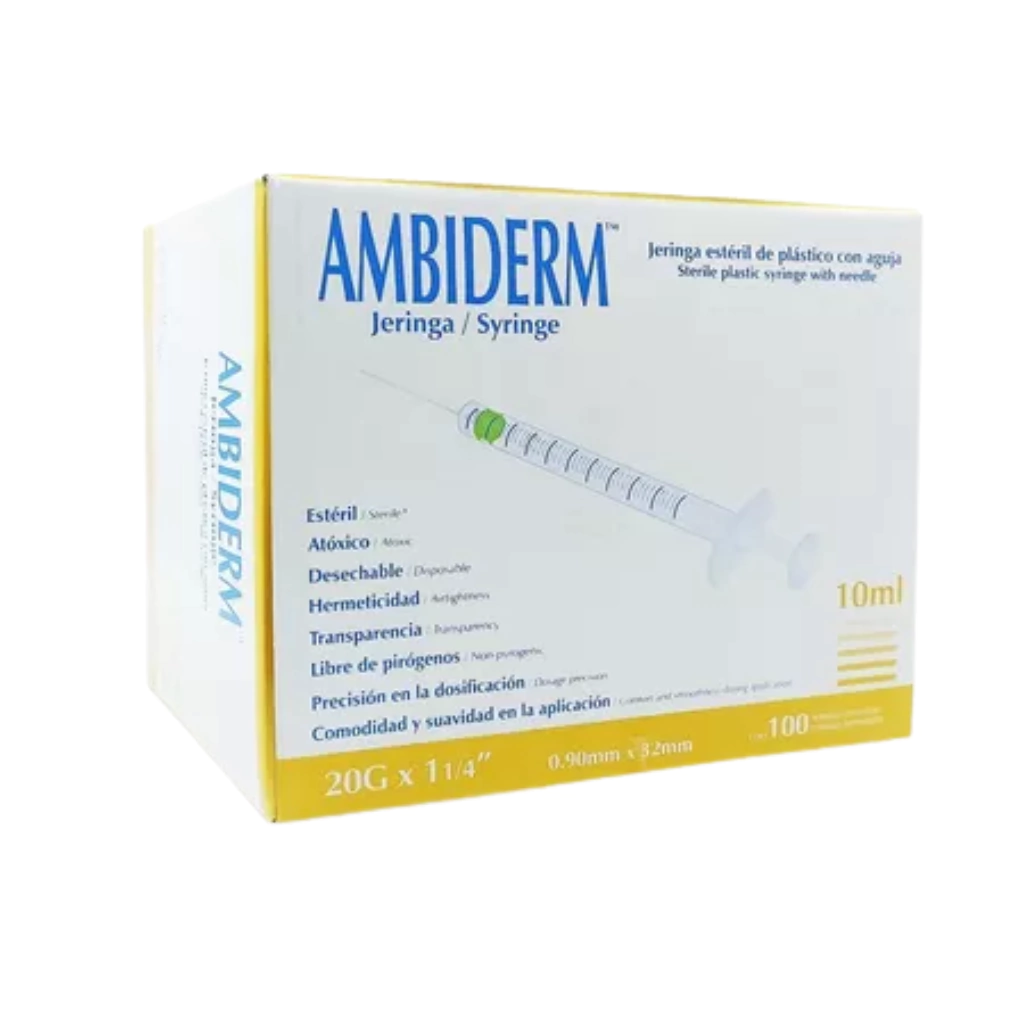 JERINGA 10ML CAJA C/100 AMBIDERM
