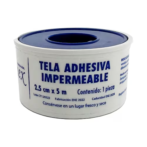 TELA ADHESIVA 2.5CM X 5 M QUIRMEX
